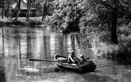 Boys Rowing, Locke Park Lake c.1955, Redcar
