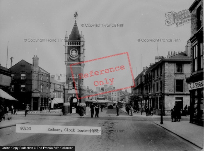 Photo of Redcar, Clock Tower 1927
