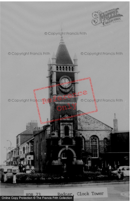Photo of Redcar, Clock Tower c.1960