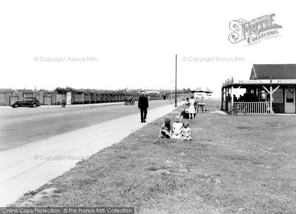 Photo of Redcar, Coast Road c.1955