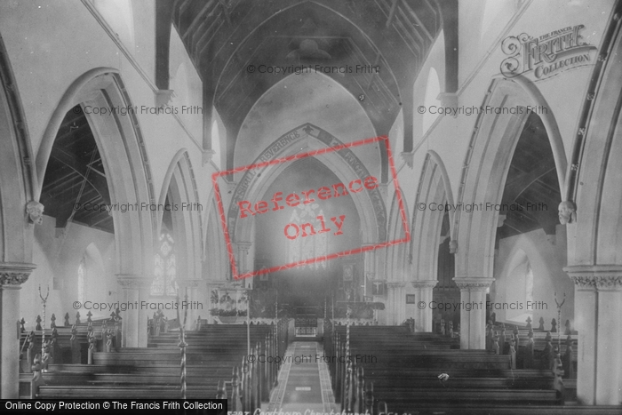 Photo of Redcar, Coatham, Christ Church Interior 1900