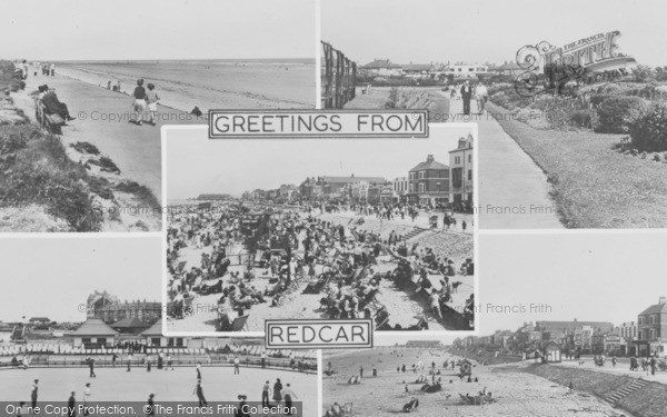 Photo of Redcar, Composite c.1955