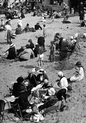 Families On The Beach 1923, Redcar