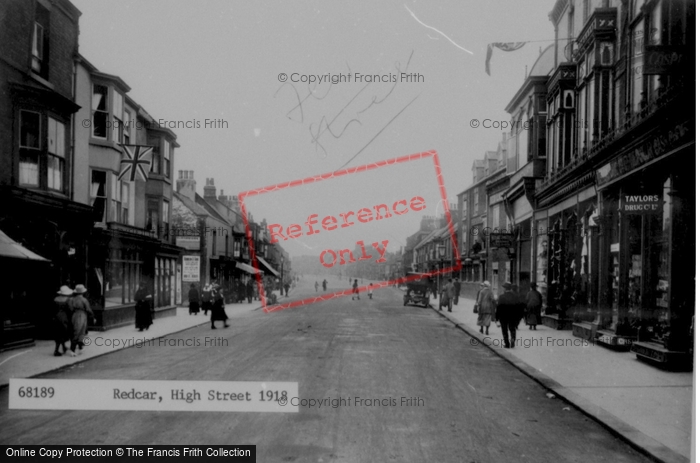Photo of Redcar, High Street 1918