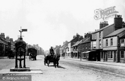 High Street With Fountain 1885, Redcar