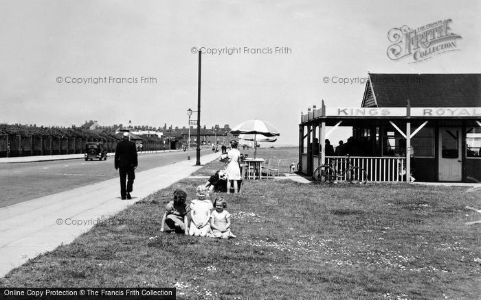 Photo of Redcar, King's Royal Cafe, Coast Road c.1955