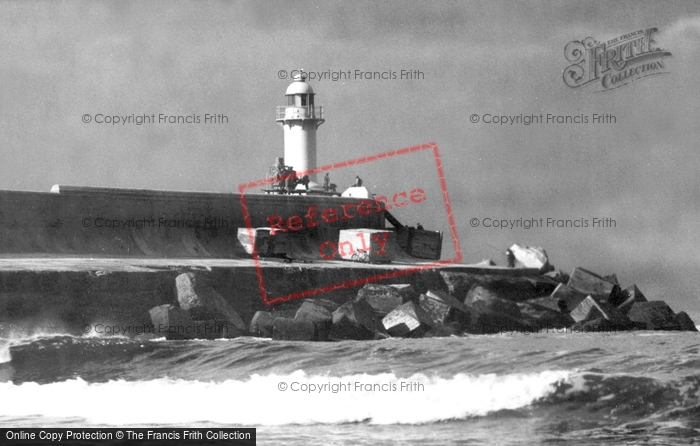 Photo of Redcar, Lighthouse At River Tees Mouth 1925