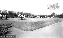 Locke Park Bowling Green c.1960, Redcar
