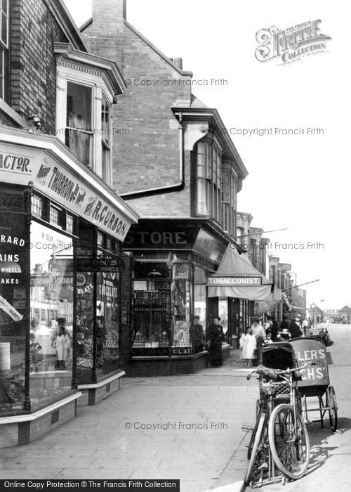 Photo of Redcar, Newcomen Street, Shop Fronts c.1900