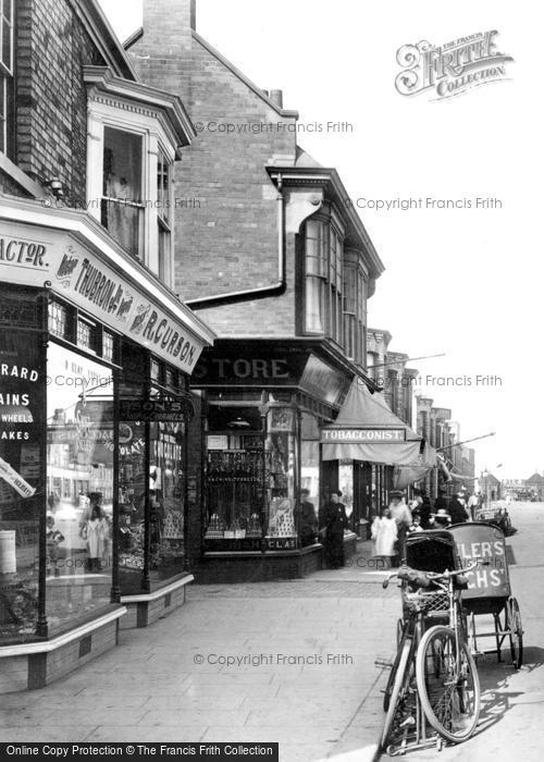Photo of Redcar, Newcomen Street, Shop Fronts c.1905