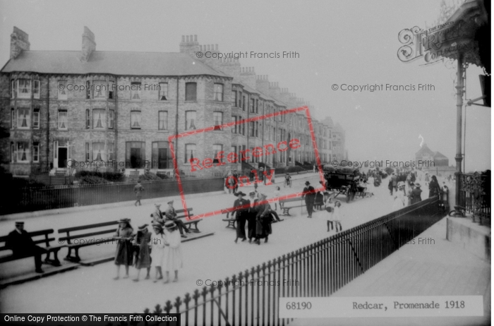 Photo of Redcar, Promenade 1918