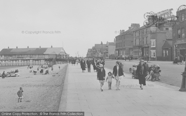 Photo of Redcar, Promenade 1927