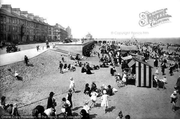 Photo of Redcar, Promenade And Sands 1924