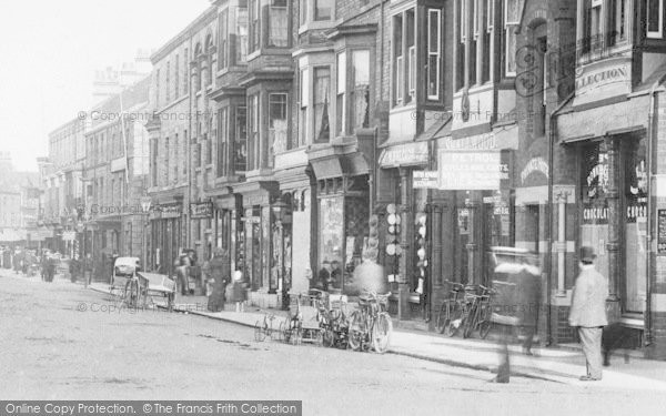 Photo of Redcar, Queen Street Businesses 1906