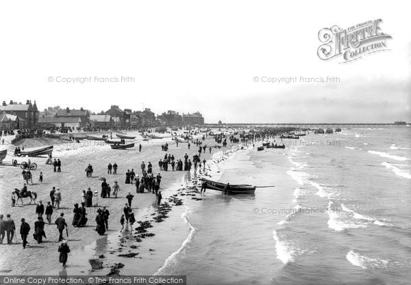 Photo of Redcar, Sands From South 1896