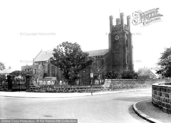 Photo of Redcar, St Peter's Church 1927