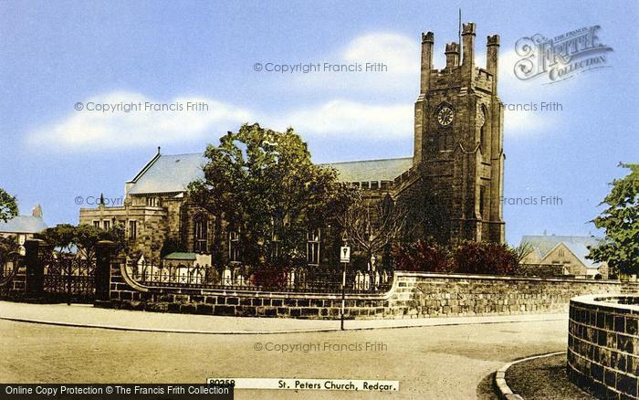 Photo of Redcar, St Peter's Church 1927