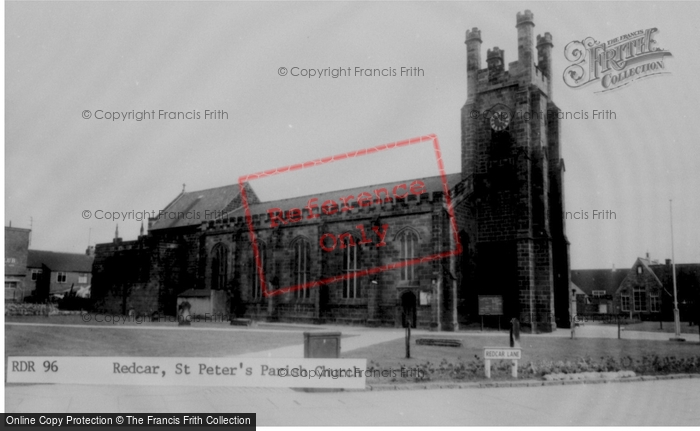 Photo of Redcar, St Peter's Parish Church c.1965