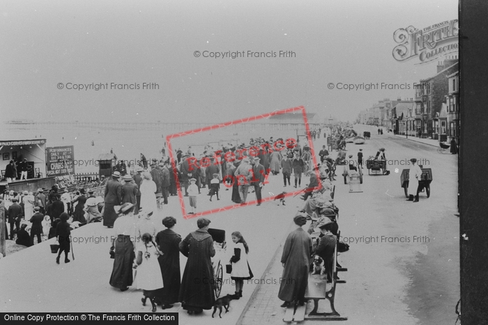 Photo of Redcar, The Promenade 1913