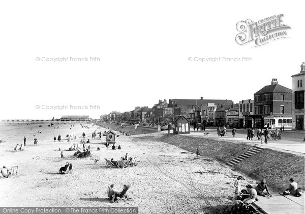 Photo of Redcar, The Sands And Promenade c.1950