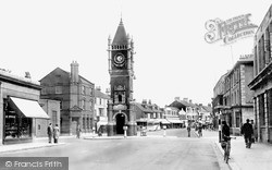 The Town Clock c.1950, Redcar