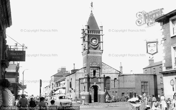Photo of Redcar, The Town Clock c.1960