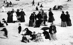Women And Children On The Beach 1896, Redcar