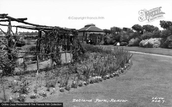 Photo of Redcar, Zetland Park c.1955
