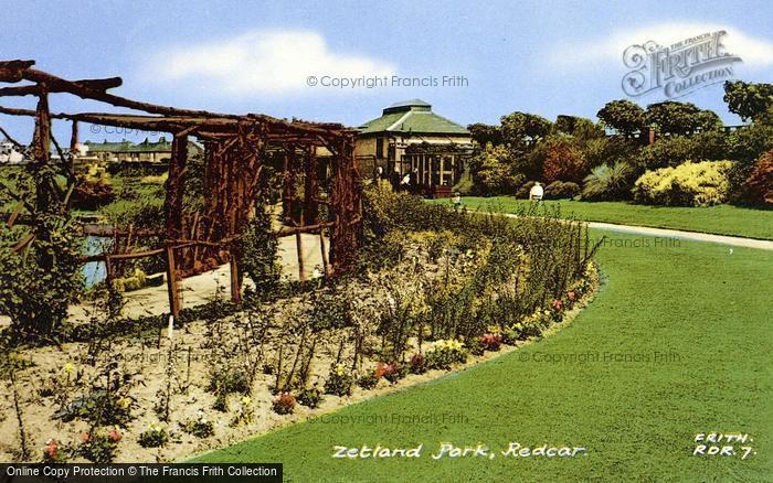 Photo of Redcar, Zetland Park c.1955