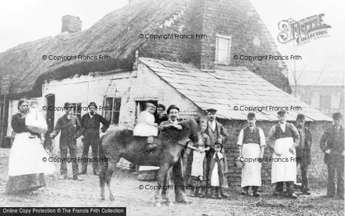 Photo of Reddish, The Thatched Tavern c.1880