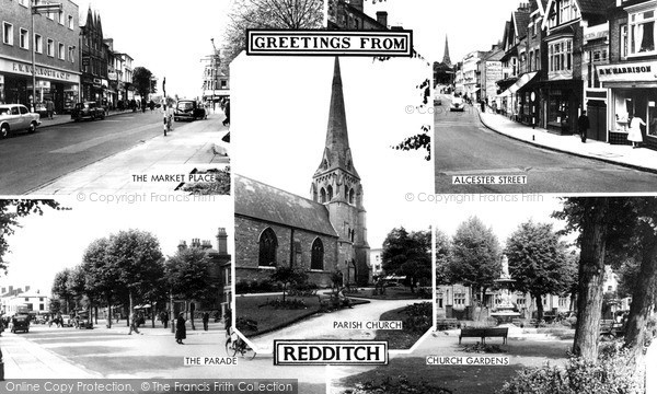 Photo of Redditch, Composite c.1960