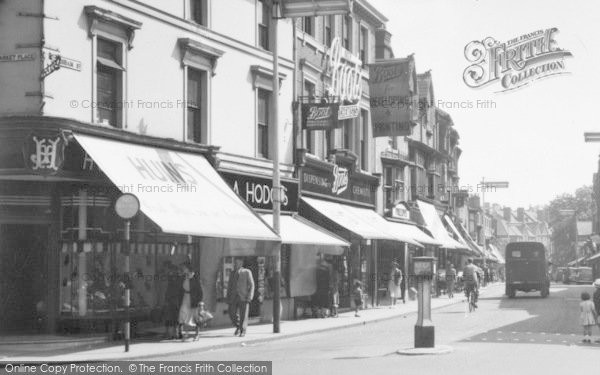 Photo of Redditch, Evesham Street, Shops c.1955