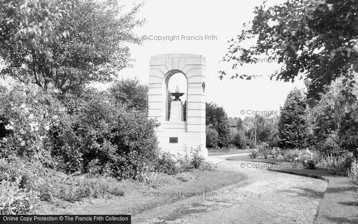 Photo of Redditch, Garden Of Remembrance c.1955