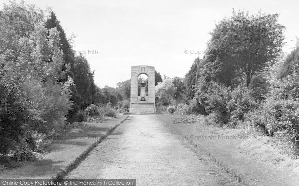 Photo of Redditch, Gardens Of Remembrance c.1955