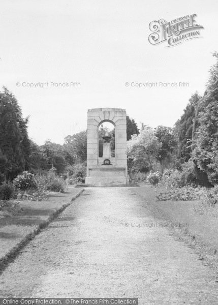 Photo of Redditch, Memorial, Gardens Of Remembrance c.1955