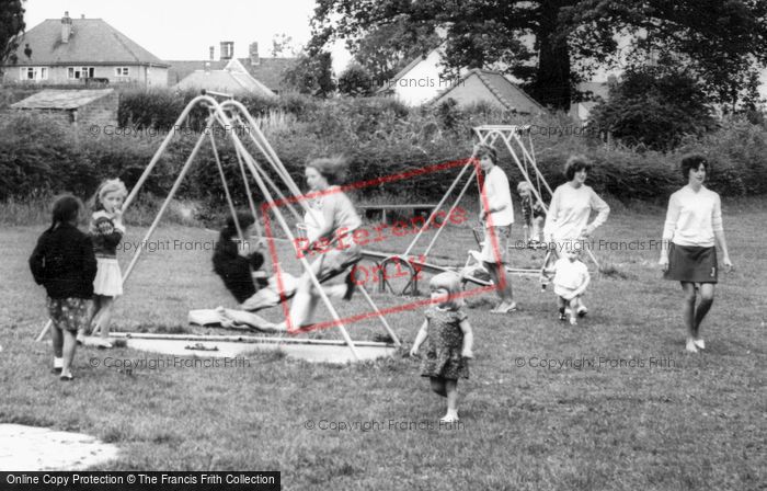 Photo of Redditch, Playing On The Swings c.1960