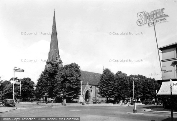 Photo of Redditch, St Stephen's Parish Church c.1955