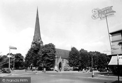 St Stephen's Parish Church c.1955, Redditch
