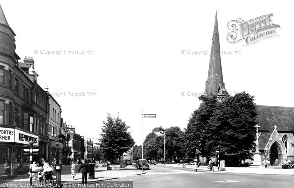 Photo of Redditch, The Parade, Church Green West c.1955