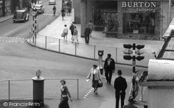 Traffic Lights, Evesham Street c.1960, Redditch