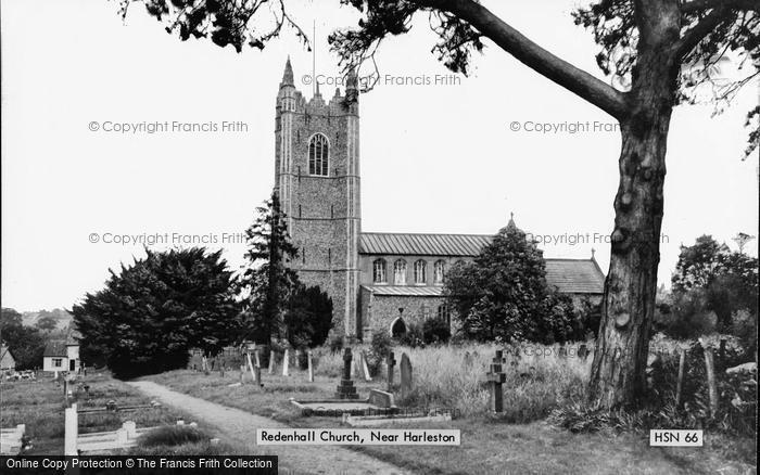 Photo of Redenhall, St Mary's Church c.1955