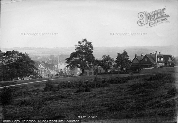 Photo of Redhill, From The Common 1895