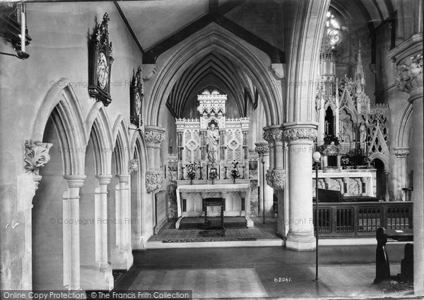 Photo of Redhill, Roman Catholic Church Interior 1909