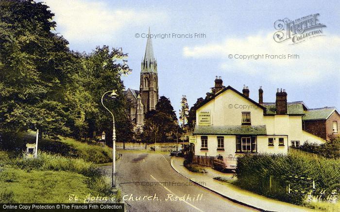 Photo of Redhill, St John's Church c.1960