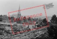 St John's Church From The Common 1886, Redhill