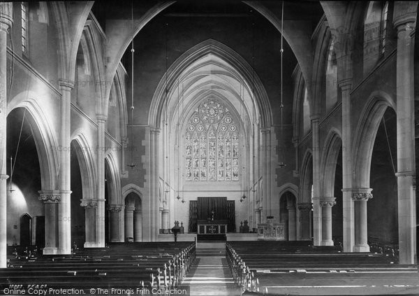 Photo of Redhill, St John's Church Nave East 1886