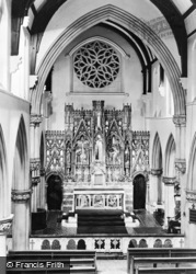 St Joseph's Rc Church Interior c.1910, Redhill