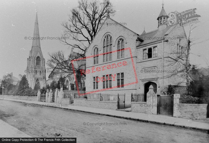 Photo of Redhill, St Matthew's Schools And Church 1886