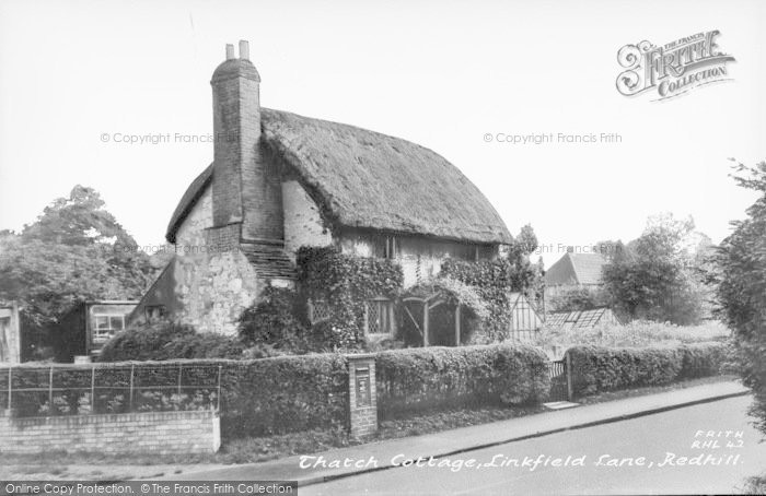 Photo of Redhill, Thatch Cottage, Linkfield Lane c.1960