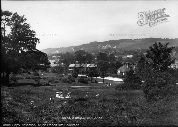 Photo of Redhill, View From The Common 1902
